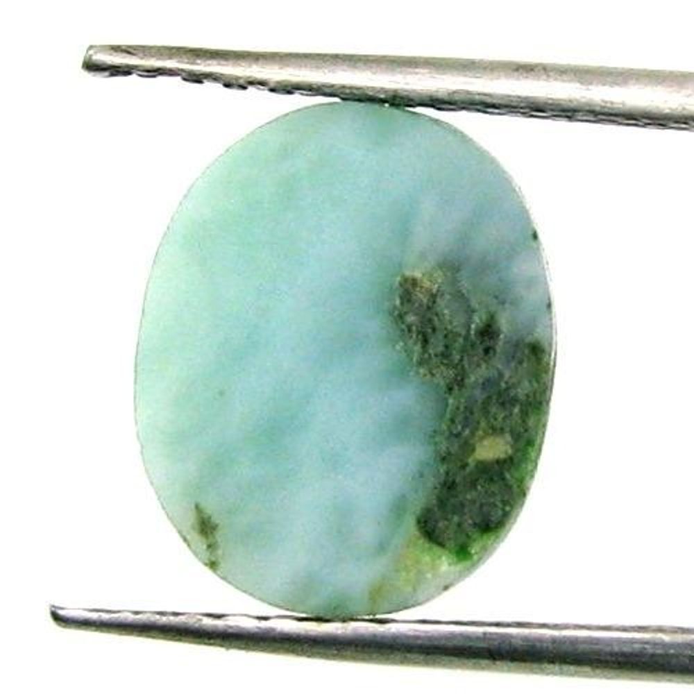 4.1Ct Natural Larimar Oval Cabochon Gemstone