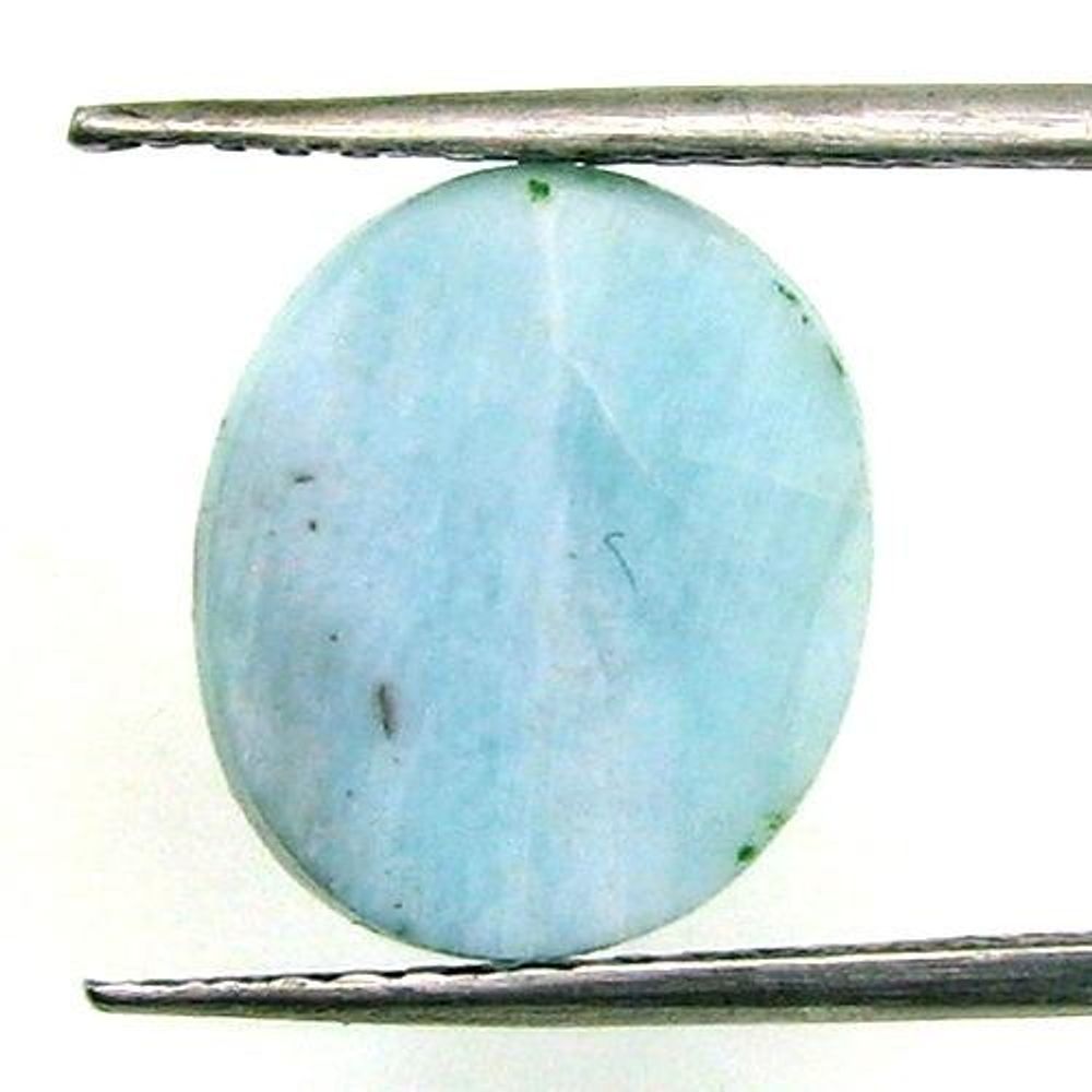 3.9Ct Natural Larimar Oval Cabochon Gemstone