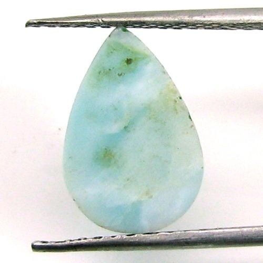 Rare!Palm stone Larimar Cabochone Top Quality Excellent cabochon Larimar Loose Stone smooth polish online 63Crt (39x25x5),mm #MU-613