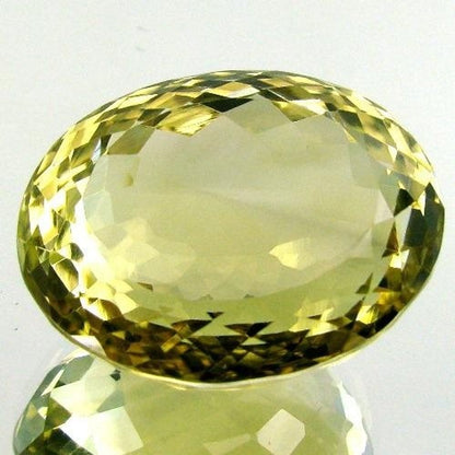 Superb-A+-75Ct-Clear-FIine-Natural-Lemon-Quartz-Oval-Faceted-Gemstone