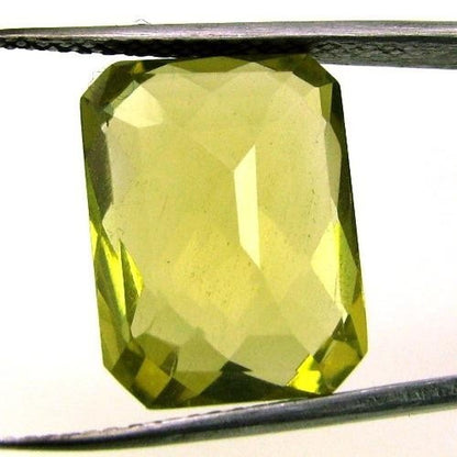 CERTIFIED 11.43Ct A+ NATURAL Lemon Quartz fancy Faceted Gemstone