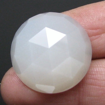 Certified 29.40Ct Natural MOONSTONE Round Rashi Gemstone for Moon