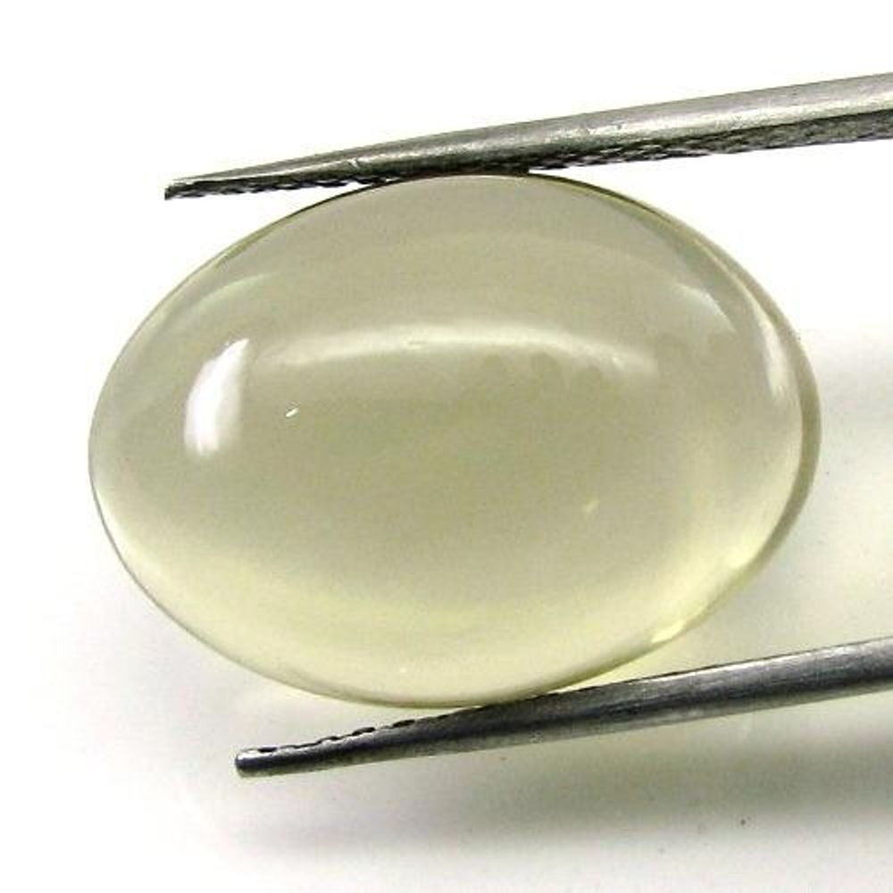 Certified 13.46Ct Natural MOONSTONE Oval Cabochon Rashi Gemstone for Moon