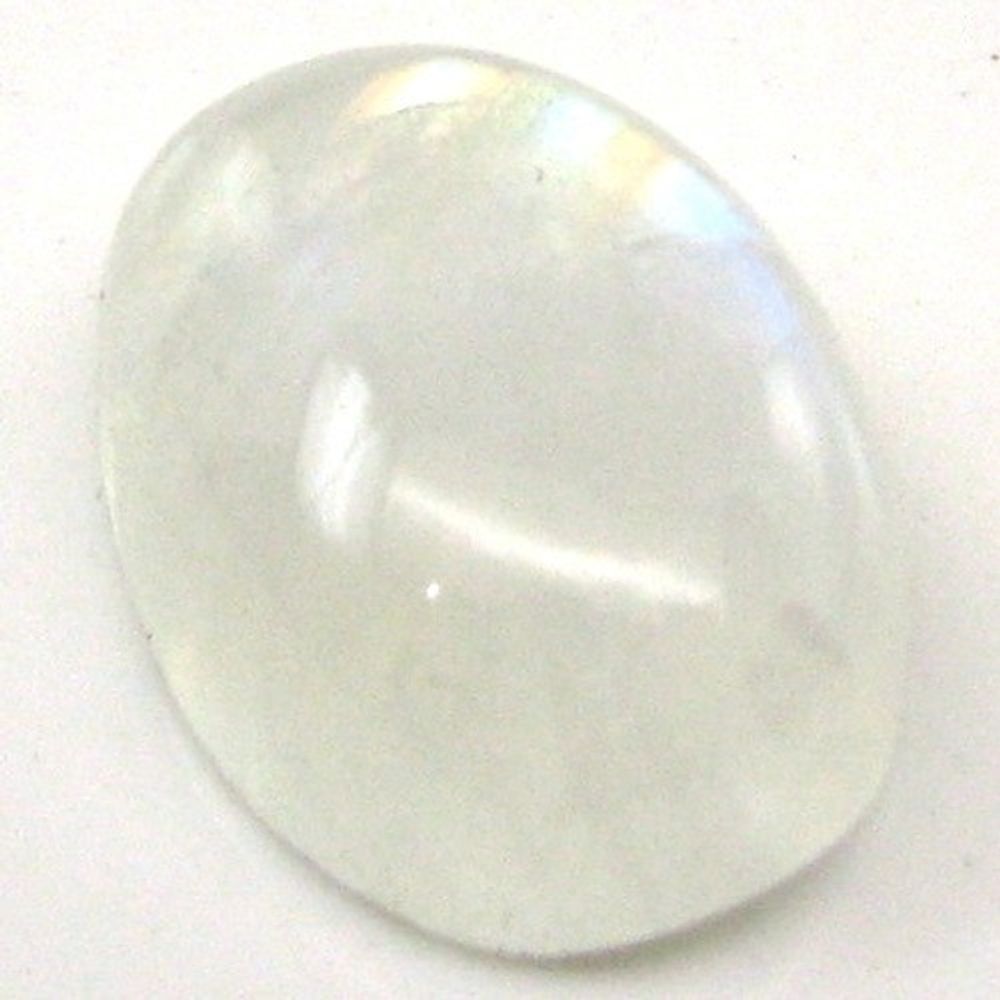 6.8Ct-Natural-Color-Play-Rainbow-Moonstone-Oval-Cabochon-Gemstone