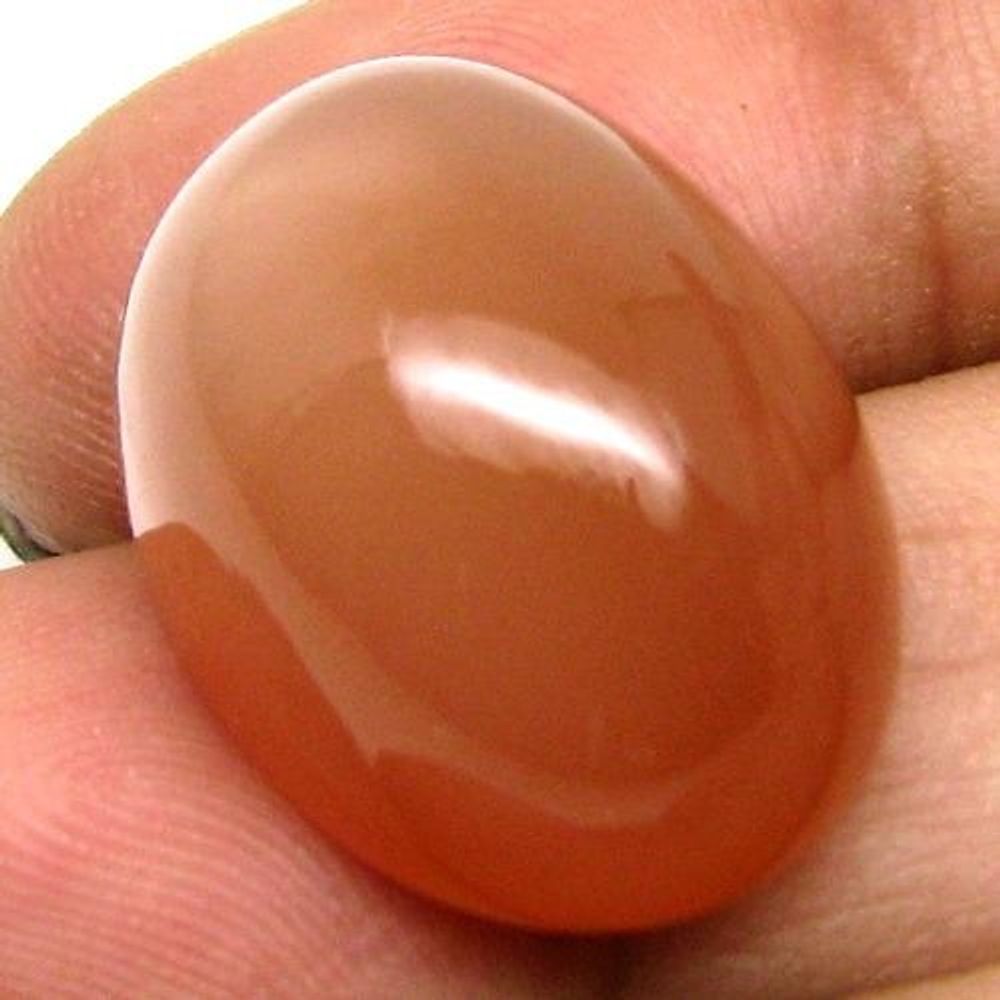 Large-22.8Ct-Natural-Pink-Moonstone-Oval-Cabochon-Fine-Gemstone