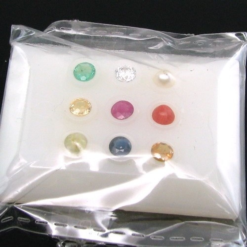 Original-Fine-Quality-9-Gems-Navratna-3.5mm-Ruby-Emerald-Pearl-Coral-Natural