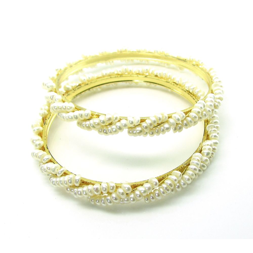 Gold Plated Bangles Pair