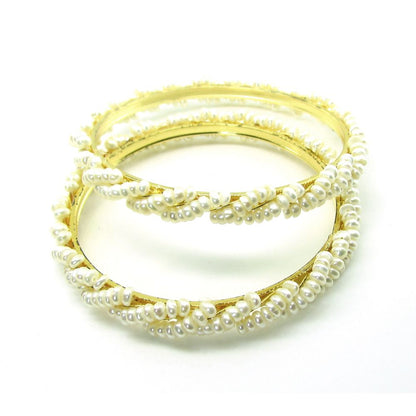 Gold Plated Bangles Pair