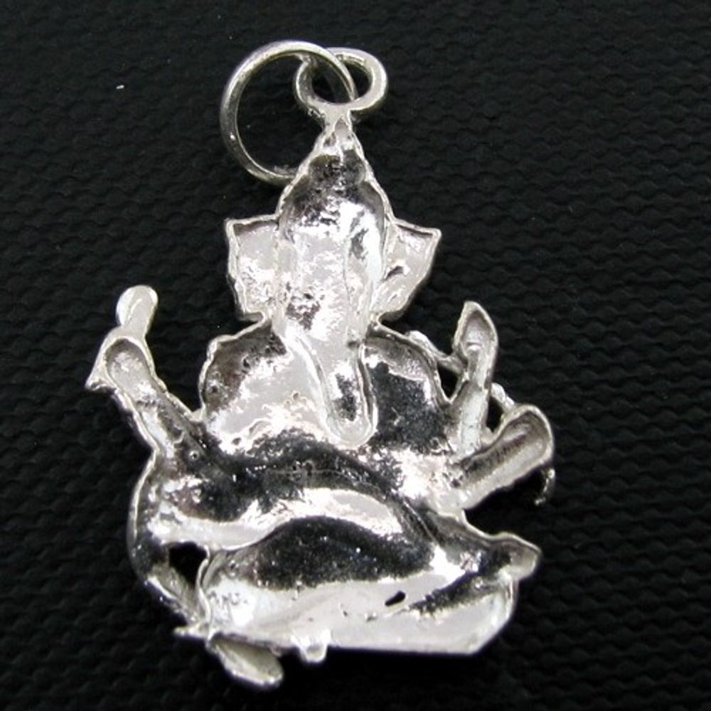 Silver Lord Ganesha Pendant