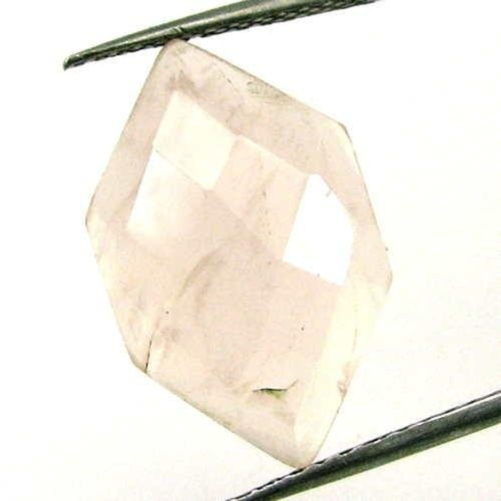 7.1Ct Natural Rose Quartz Fancy Checker Cut Gemstone