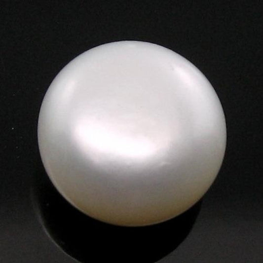 9.4Ct-Natural-Real-Round-White-Pearl-(Moti)-for-Moon