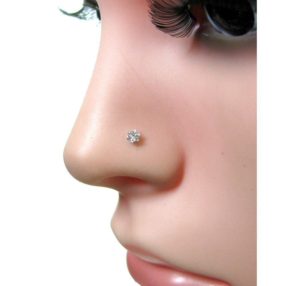Buy Gold & Diamond Nose Ring in India starting range ₹6500