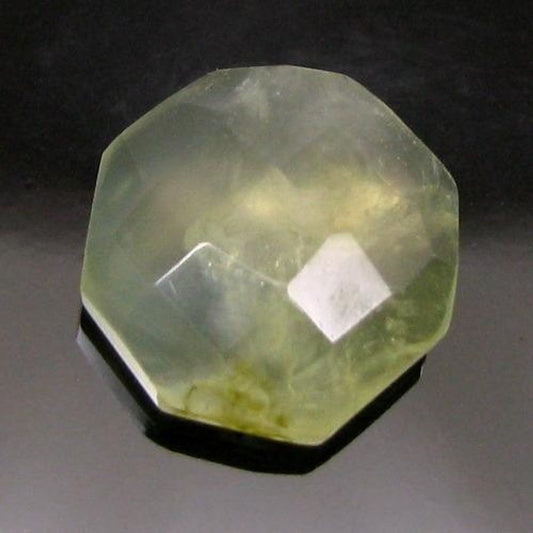 9.4Ct Natural Prehnite Octagon Shape Faceted Gemstone