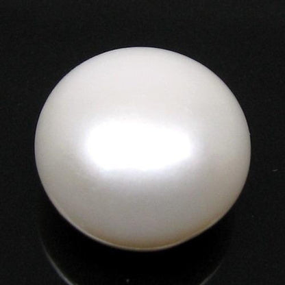 Moti 9Ct Natural Real Round White Pearl for Moon