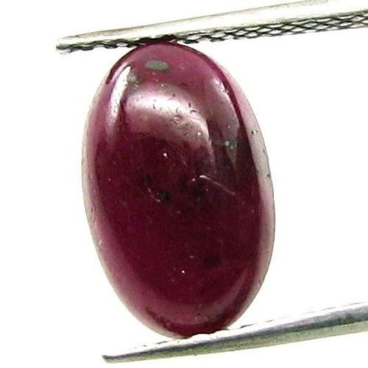 3.3Ct-Natural-Ruby-Oval-Cabochon-Gemstone