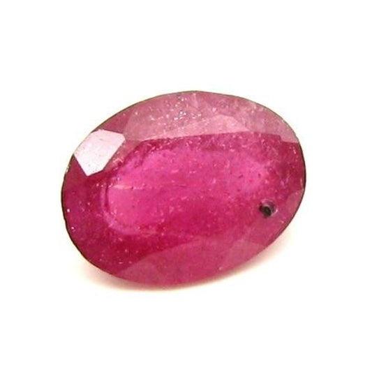 Superb-Lustrous-1.40Ct-Natural-Red-Ruby-Oval-Faceted-Gemstone
