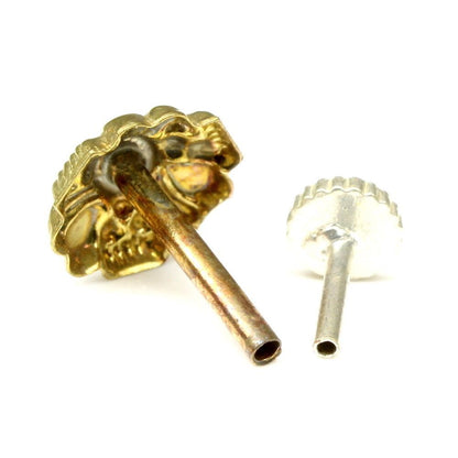 Fashion brass nose stud 18g