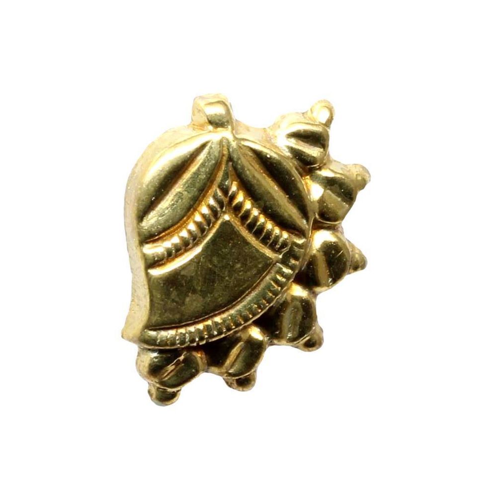 Brass push pin nose stud