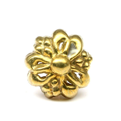 Nose Stud Antique gold finish Push Pin