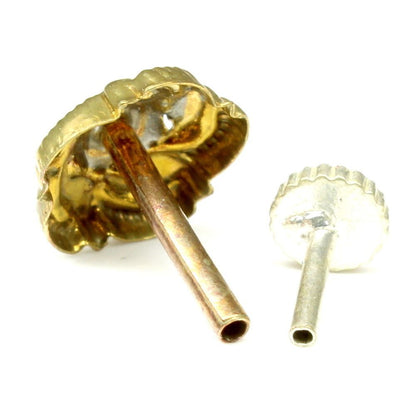 Nose Stud Antique gold finish Push Pin