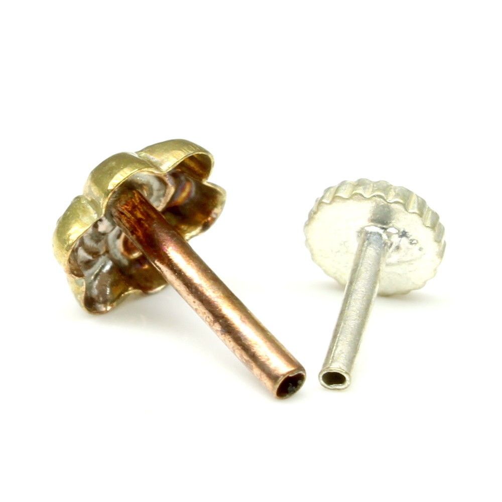 Antique gold finish brass nose stud