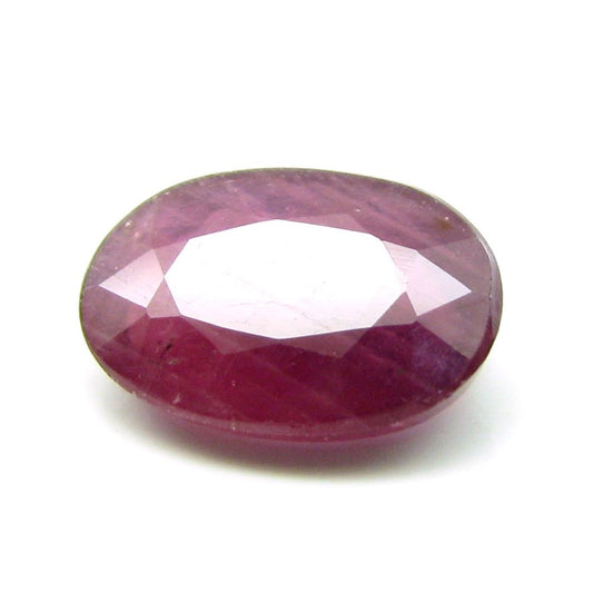 Large 8.9Ct Natural Pink Ruby Oval Faceted Gemstone