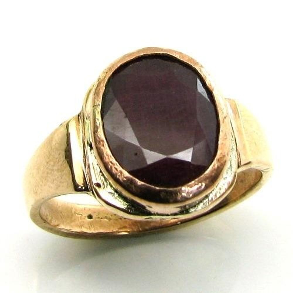 Rashi-Ratna-Copper-Ring-Ruby-(Manik)-Gem-Birthstone