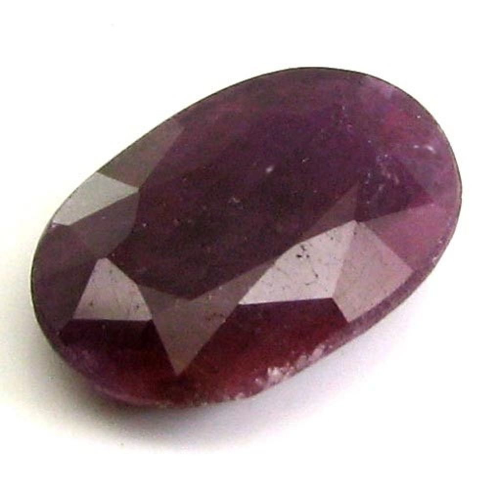 Ruby Rashi Stone Certified 7.26Ct Natural Untreated Ruby (Manik) Oval Rashi Sun Gemston ...