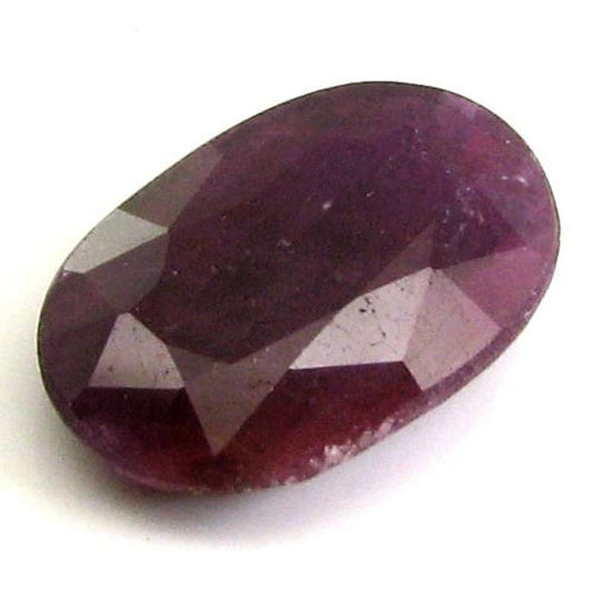 Certified-7.26Ct-Natural-Untreated-Ruby-(Manik)-Oval-Rashi-Sun-Gemstone