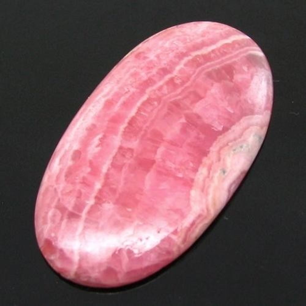 40.8Ct Natural Picture Rhodochorsite Oval Cabochon Gemstone