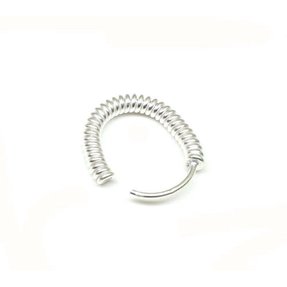 Sterling Silver nose ring flexible Spring Wire Nose ring