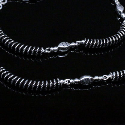 Sterling Silver Kids Ankle chain Bracelet 5.7"