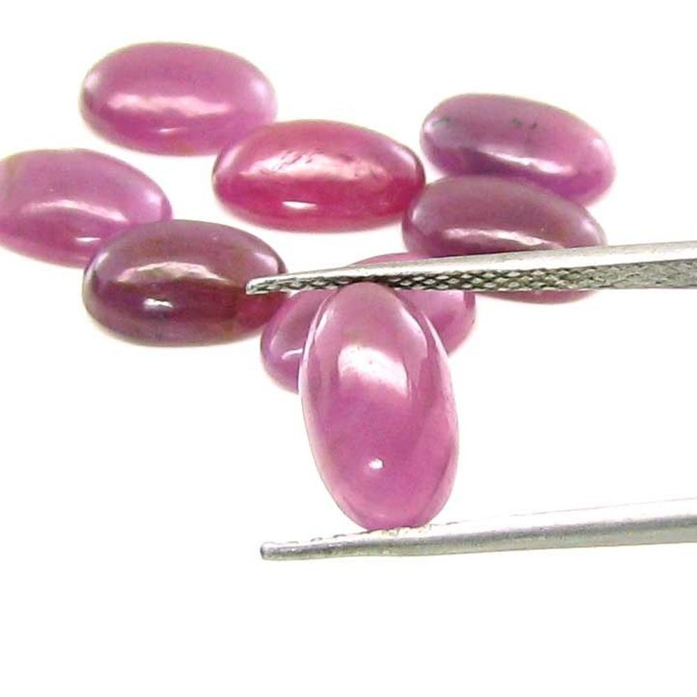 54.8Ct 20pc Lot Natural Ruby Mix Shape Cabochone Gemstones