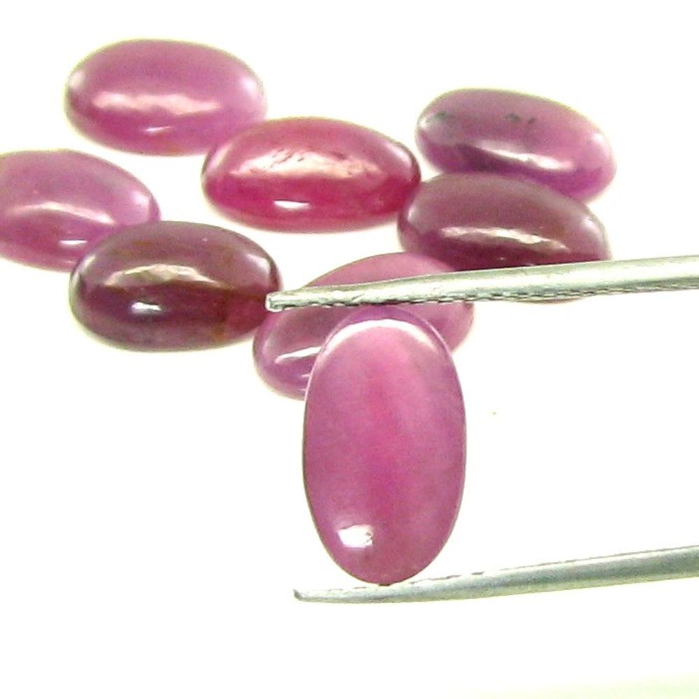 54.8Ct 20pc Lot Natural Ruby Mix Shape Cabochone Gemstones