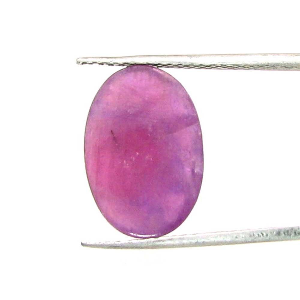 6.6Ct Natural Ruby Oval Shape Cabochone Gemstone