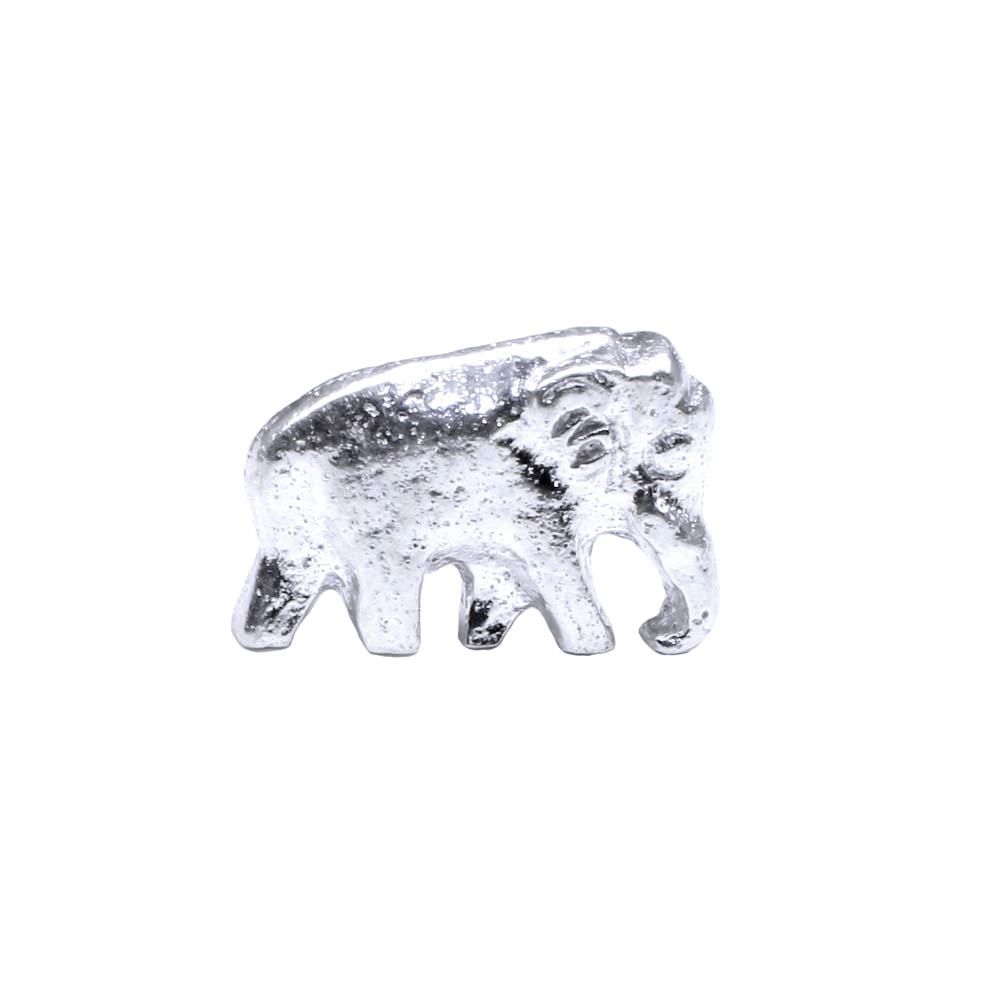 Pure Silver Elephant Lucky Gajraj chandi ka Hathy Lal kitab remedy solid inside