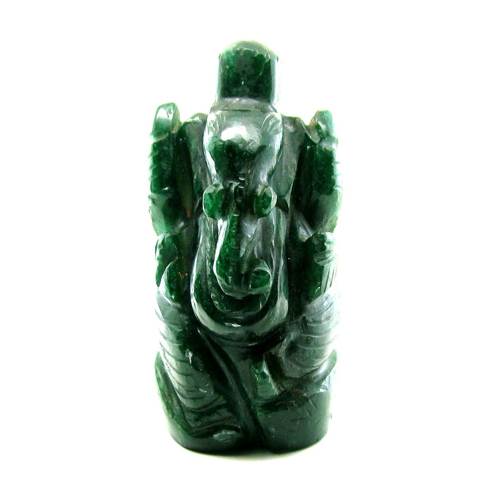Ganesha God Idol Deity Green Aventurine Quartz