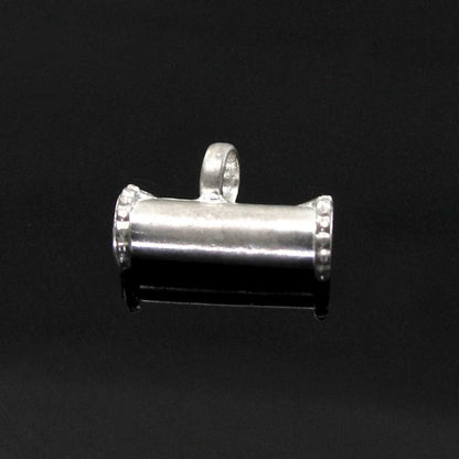 Real Silver Singi Hollow pipe Pendant in