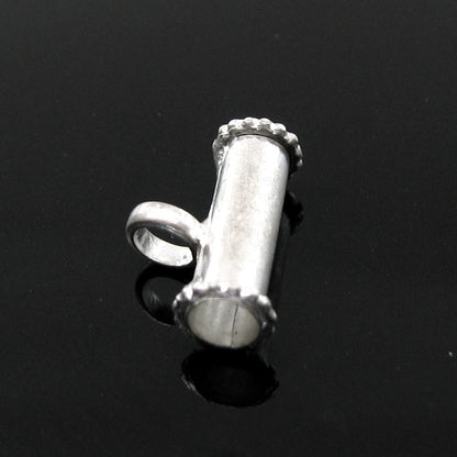 Real Silver Singi Hollow pipe Pendant in