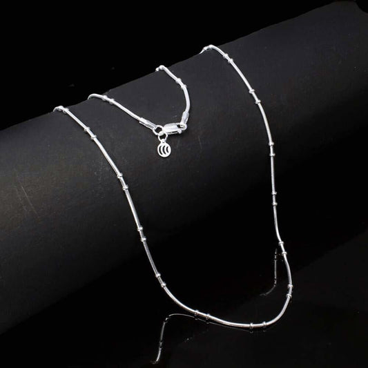 925 Sterling Silver Link Design Chain 18" Neck Chain