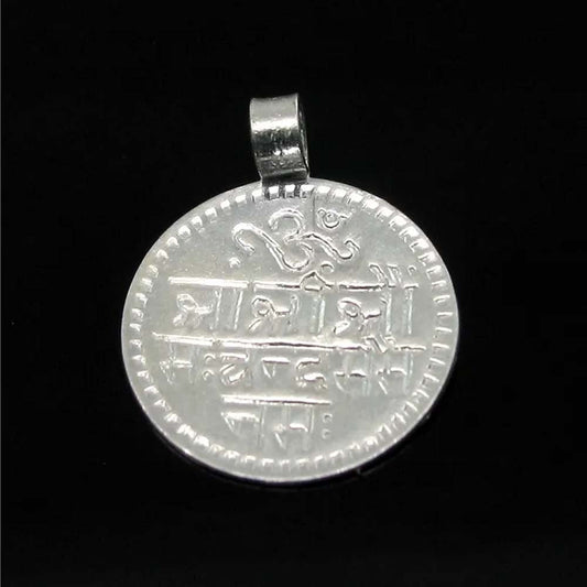 Silver Moon Pendant Mantra for children's