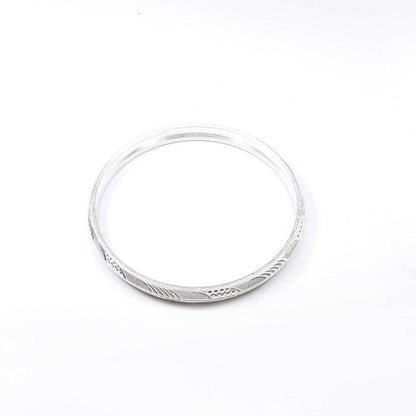 Real Sterling Silver Men's Designer Bangle