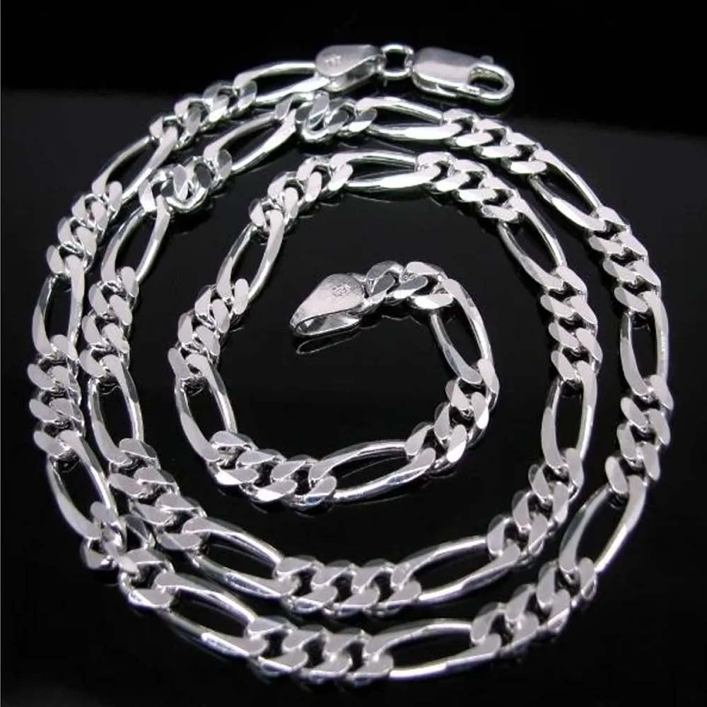 Real Solid 925 Sterling Silver Chain 20"