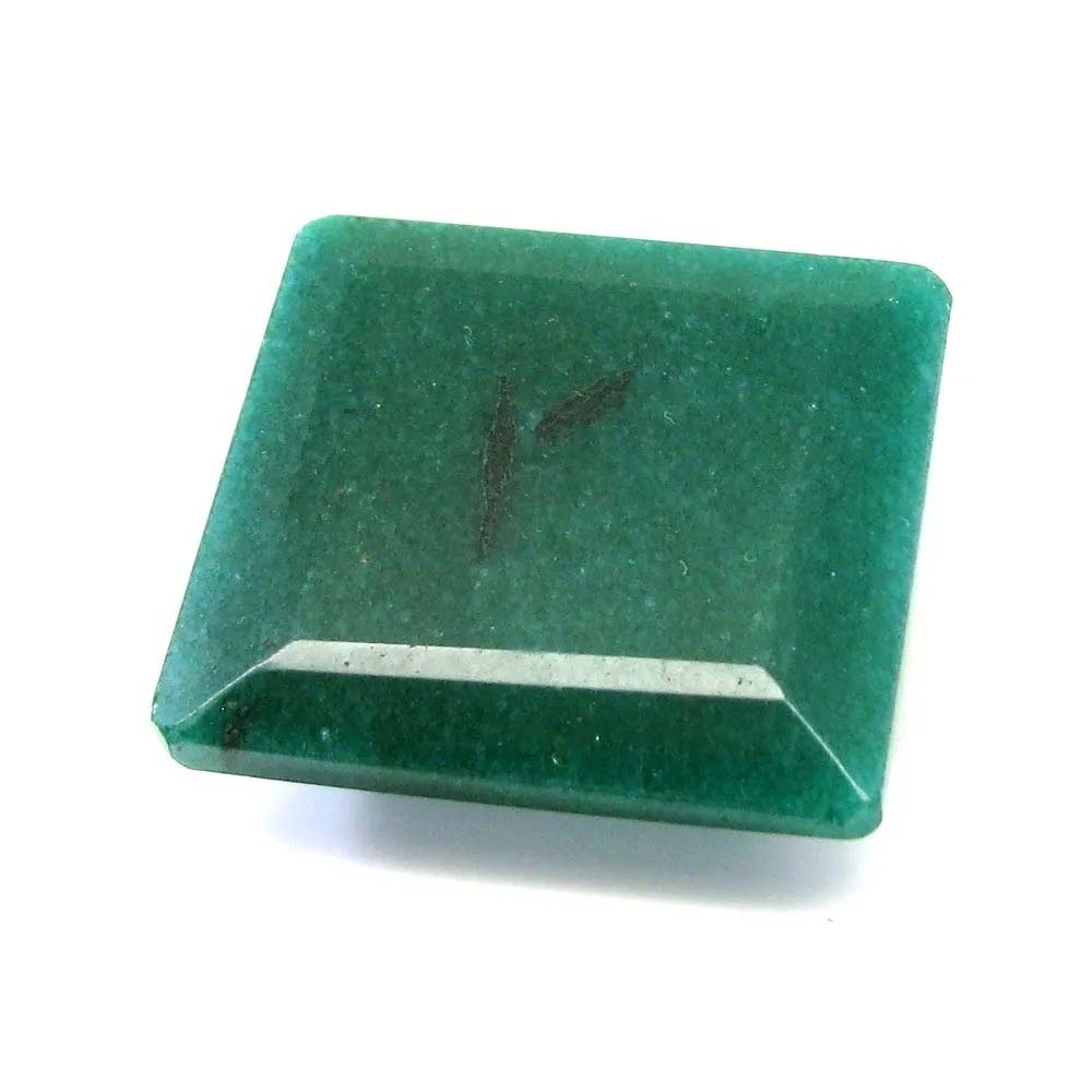 Huge 162.9Ct Natural Brazilian Green Quartz Gemstone in Emerald Color Rectangle