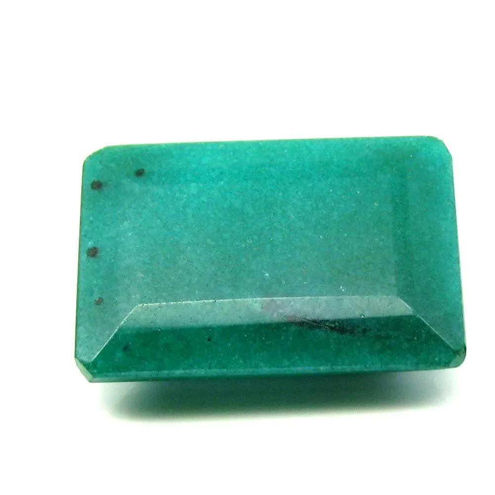 Huge 128.9Ct Natural Brazilian Green Quartz Gemstone in Emerald Color Rectangle