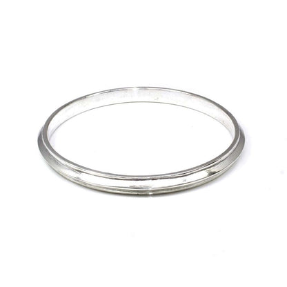 Jointless Pure Silver Men's solid casting bangle Sikh Kada