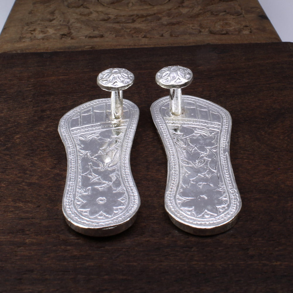 Real Silver Laxmi Charan Paduka religious gift and remedy