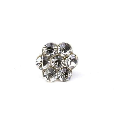 Party wear silver plated nose stud