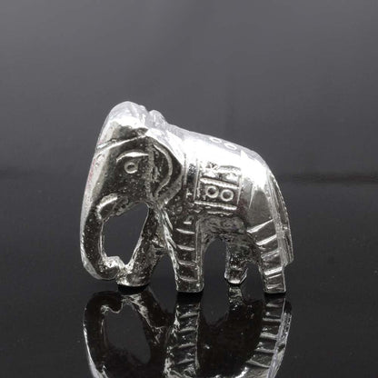 Pure Silver Elephant Lucky Gajraj chandi ka Hathy Lal kitab remedy solid inside