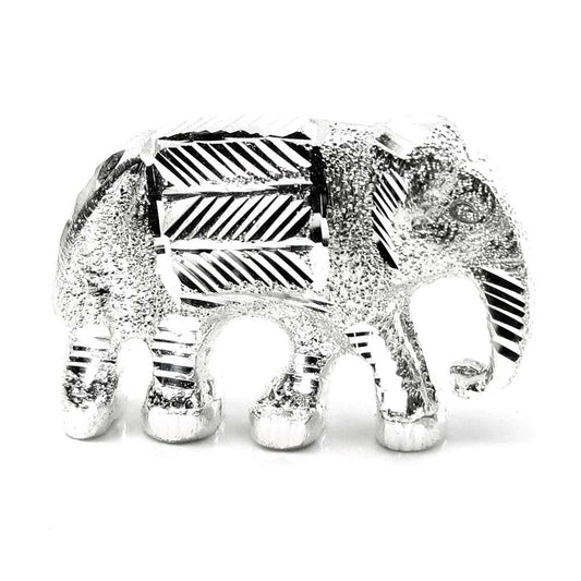 Pure Silver solid Elephant Lucky Gajraj chandi ka Hathy Lal kitab remedy